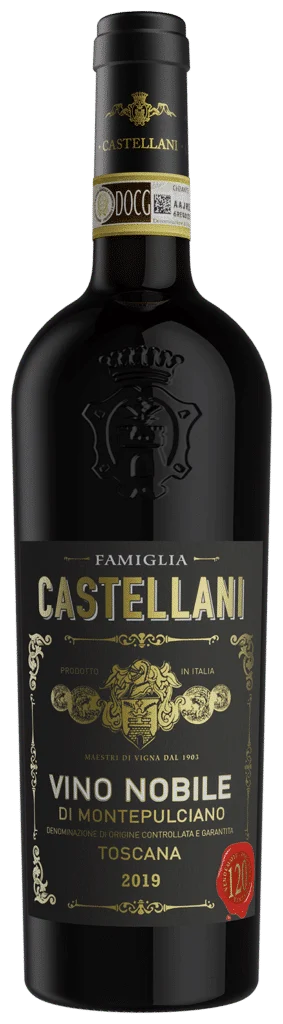 Famiglia Castellani Montepulci Sangiovese-based red blend bottle