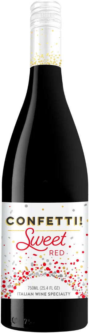 Confetti Sweet Red 750 Ml front bottle