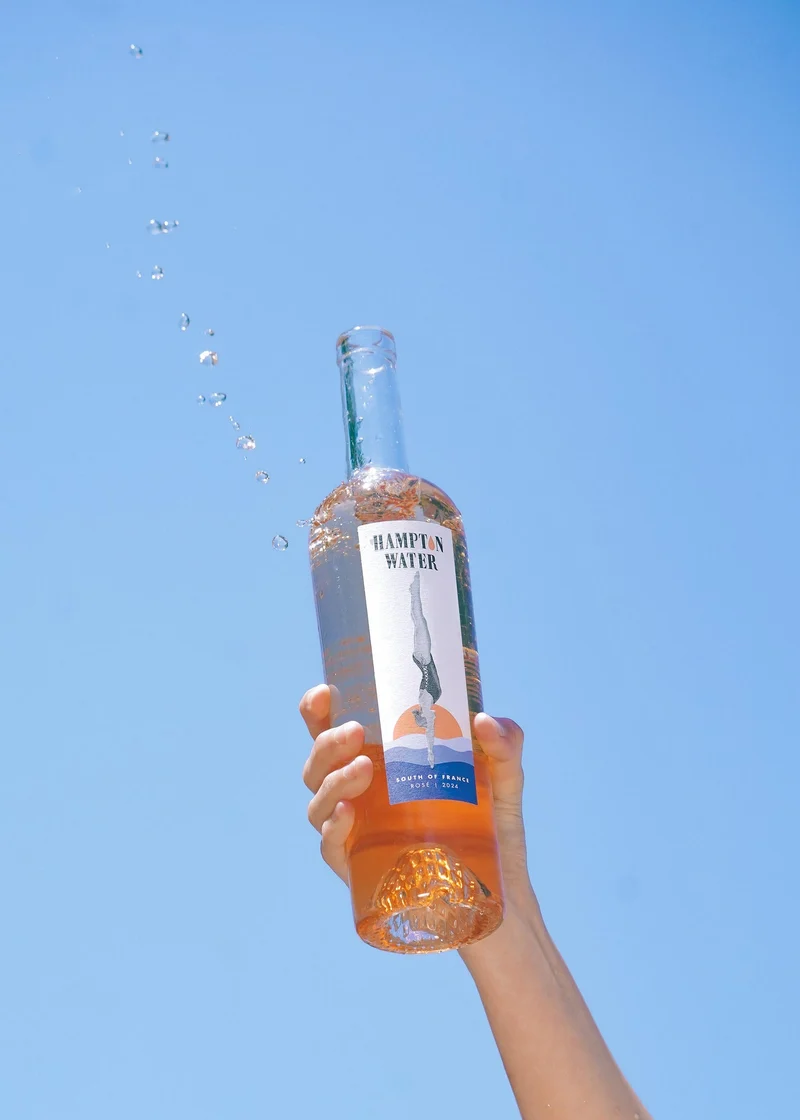 Hampton Water Wine Co. / Gérard Bertrand Rosé bottle