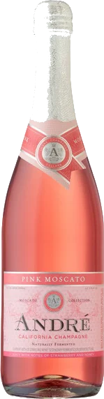 Andre Champagne Cellars Pink Moscato bottle