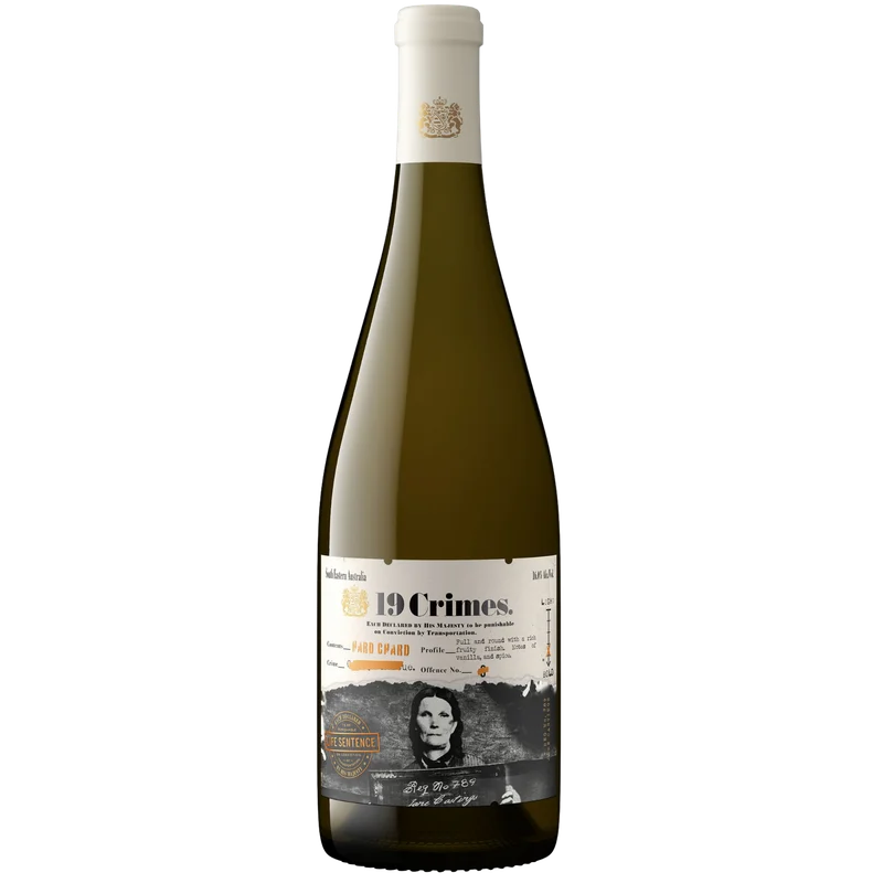19 Crimes Hard Chardonnay bottle