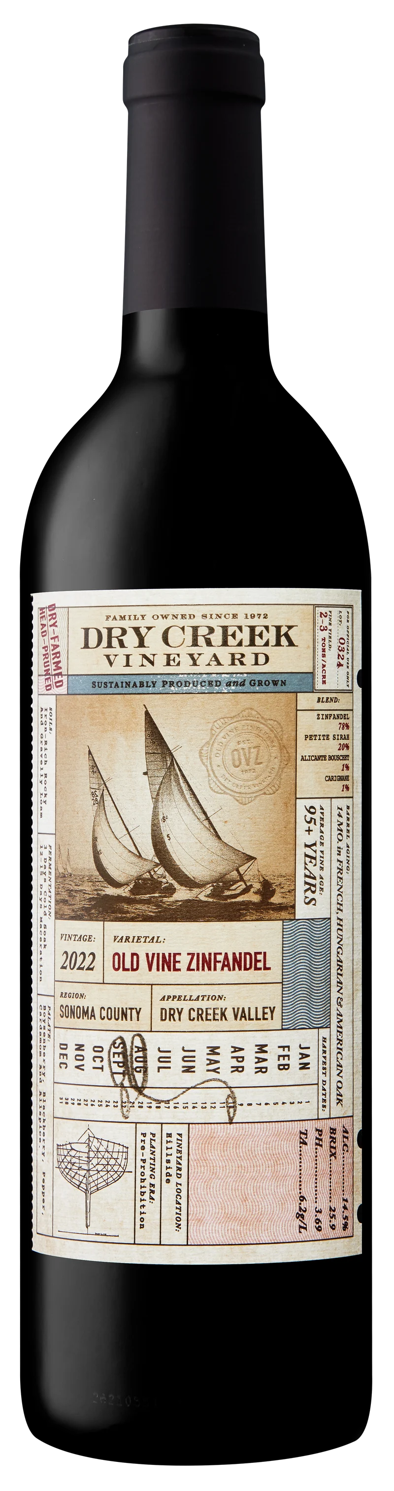 Dry Creek Vineyard Old Zinfandel bottle