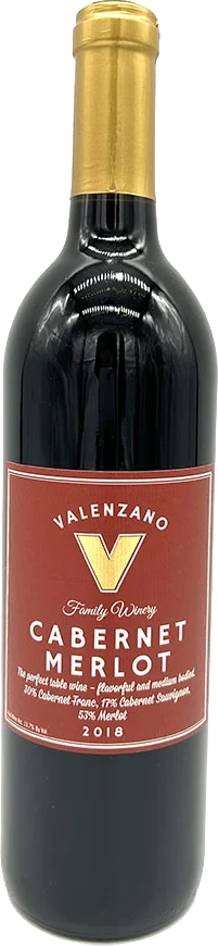 Valenzano Family Winery Cabernet Merlot bottle