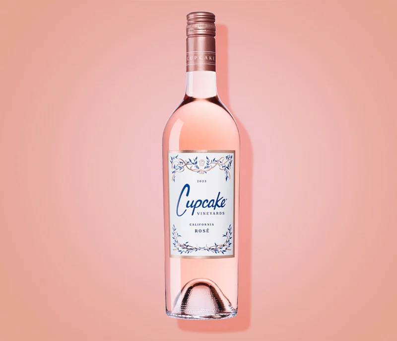 Cupcake Vineyards Rosé bottle