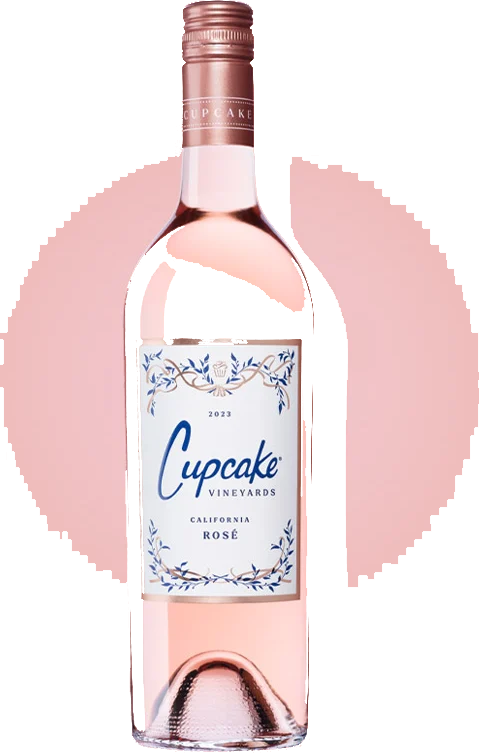 Cupcake Vineyards Rosé bottle