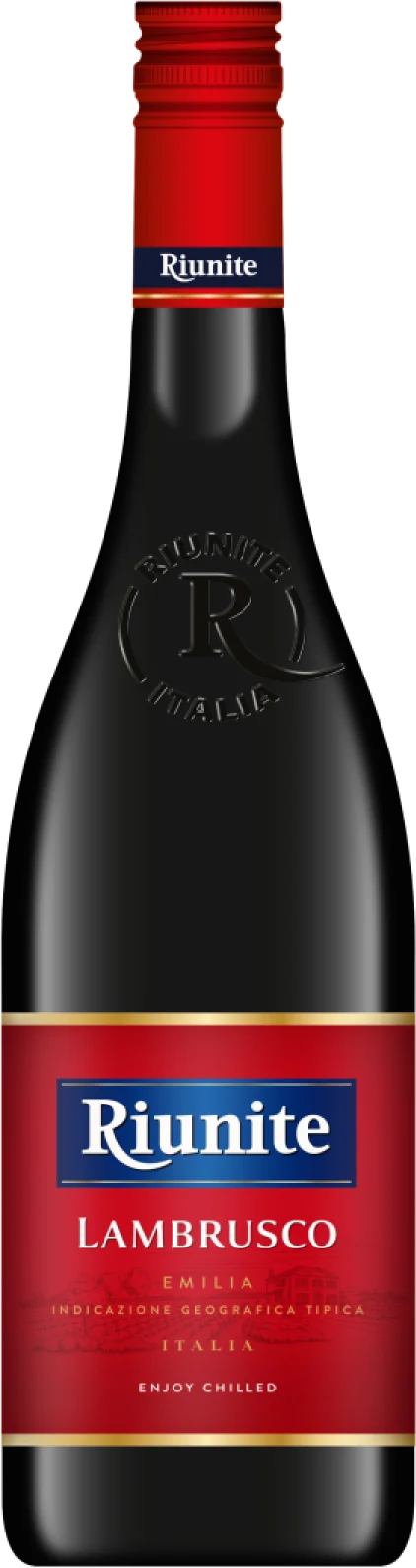 Riunite Lambrusco bottle