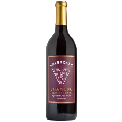 Valenzano Winery Shamong Red Reserve Concord / Ives bottle