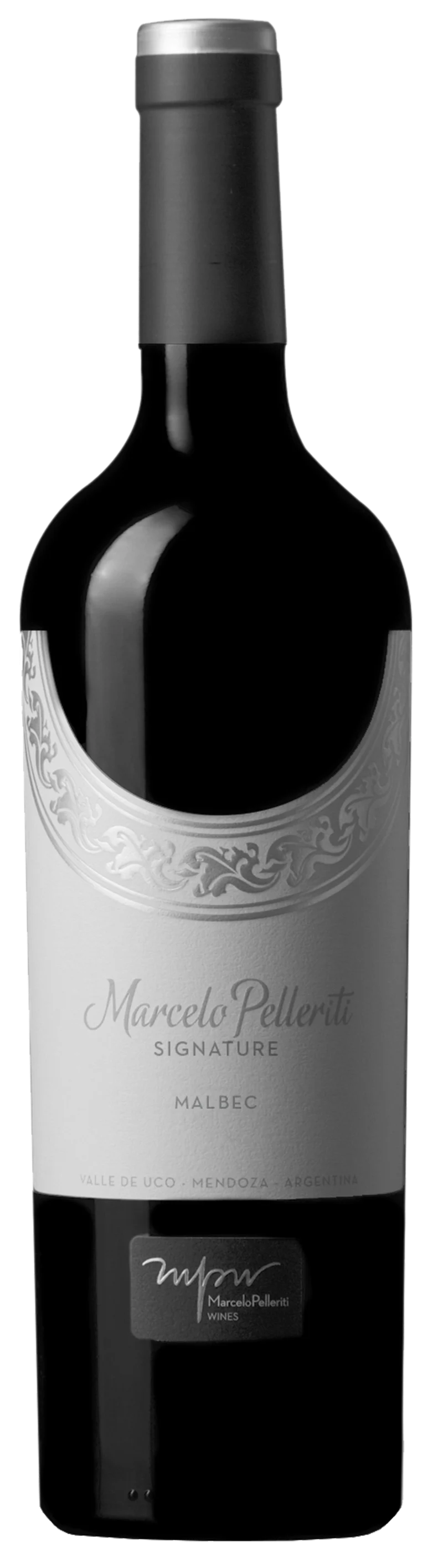 Marcelo Pelleriti Malbec 750 Ml front bottle