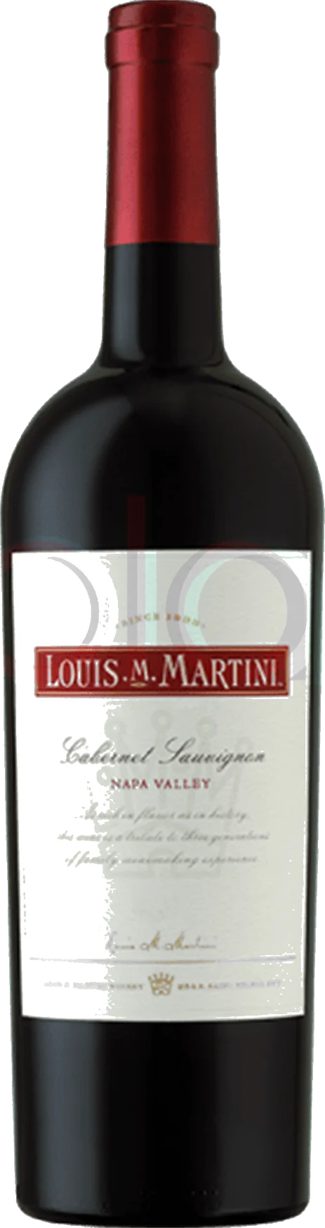 Louis M. Martini Napa Cabernet Sauvignon bottle