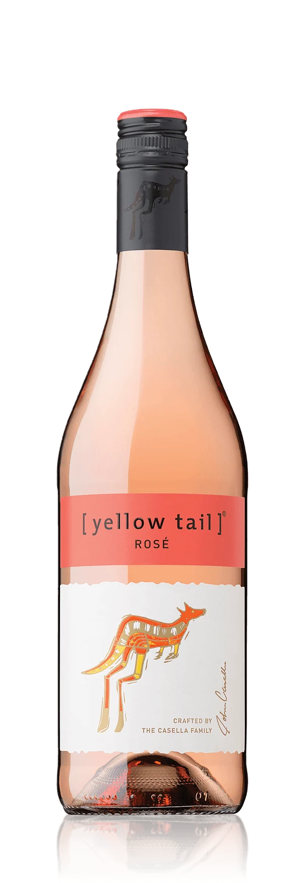 [yellow tail] / Casella Family Brands Rosé bottle