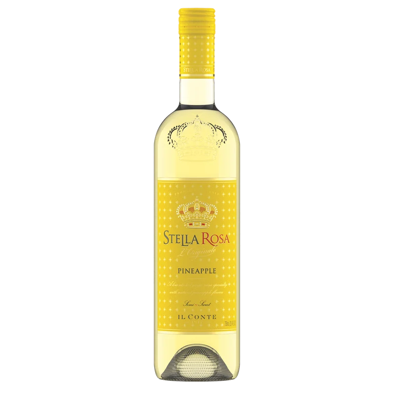 Stella Rosa Pineapple White Moscato with natural pineapple flavors bottle