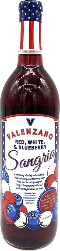 Valenzano Family Winery Red Sangria bottle