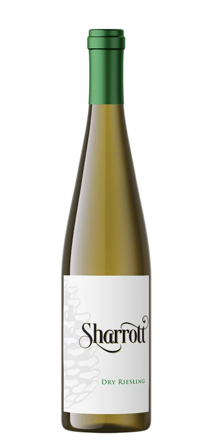 Sharrott Winery Dry Riesling bottle