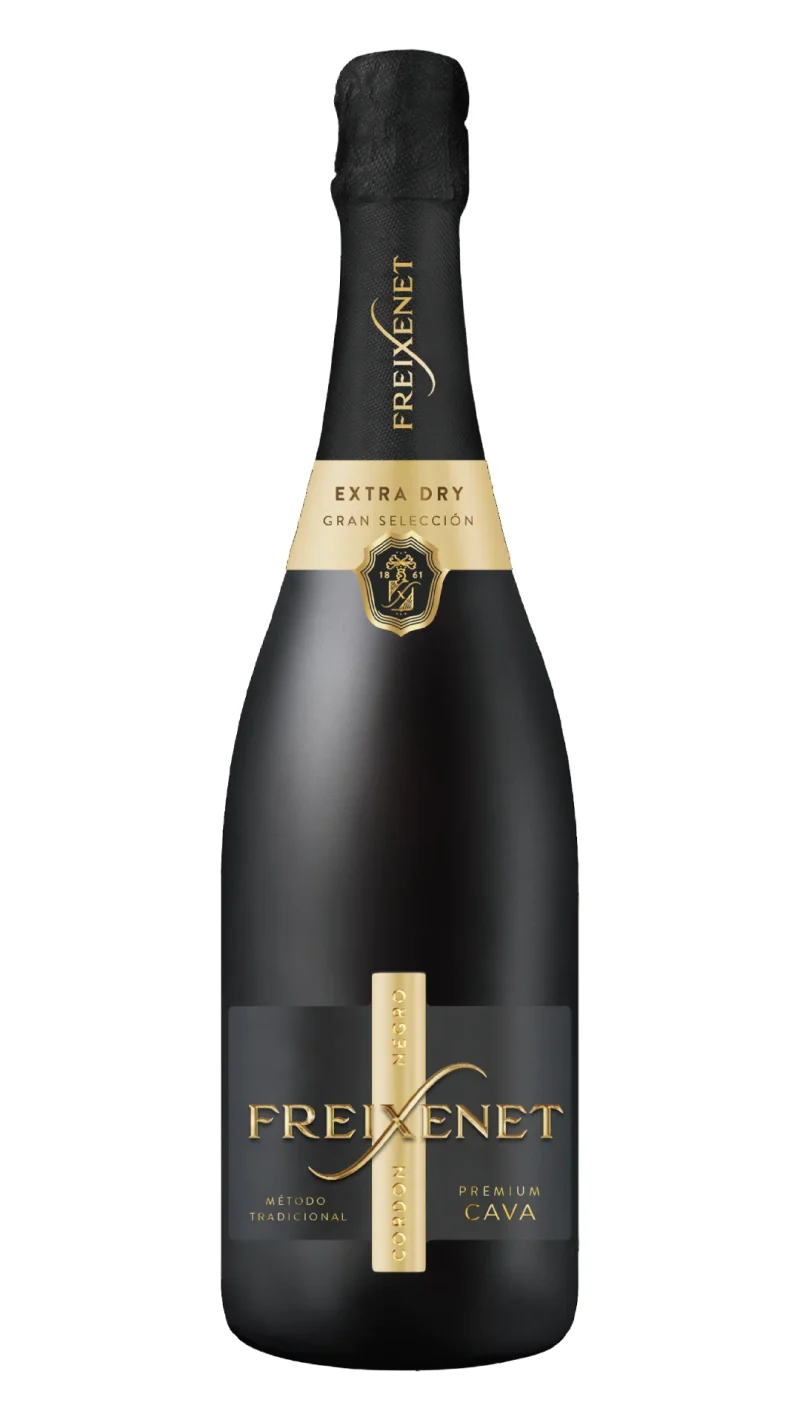 Freixenet Extra Dry Cava sparkling blend: Parellada, Macabeo and Xarel-lo bottle