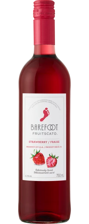 Barefoot Cellars Fruitscato Strawberry Flavored Moscato bottle