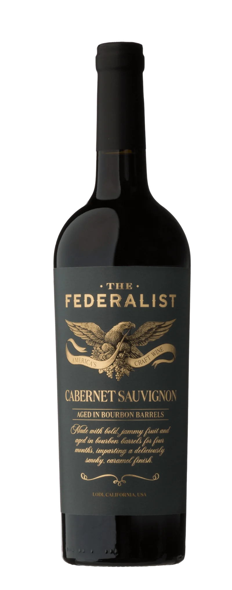 The Federalist Bourb Cabernet Sauvignon 750 Ml front bottle