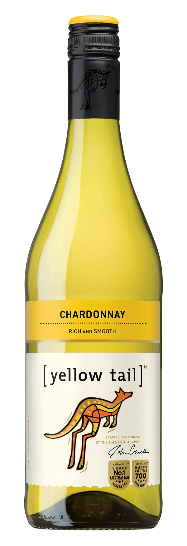 Yellow Tail Chardonnay 750 Ml front bottle