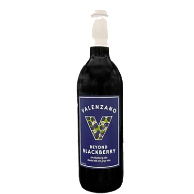 Valenzano Family Winery Beyond Blackberry bottle
