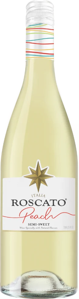 Roscato Peach 750 Ml front bottle