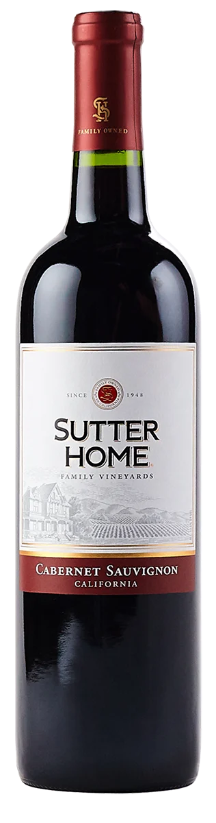 Sutter Home Family Vineyards Cabernet Sauvignon bottle