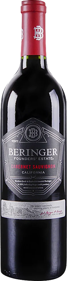 Beringer Vineyards Fndr's Cabernet Sauvignon bottle