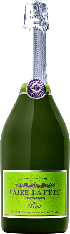 Faire la Fete Brut Sparkling white blend bottle