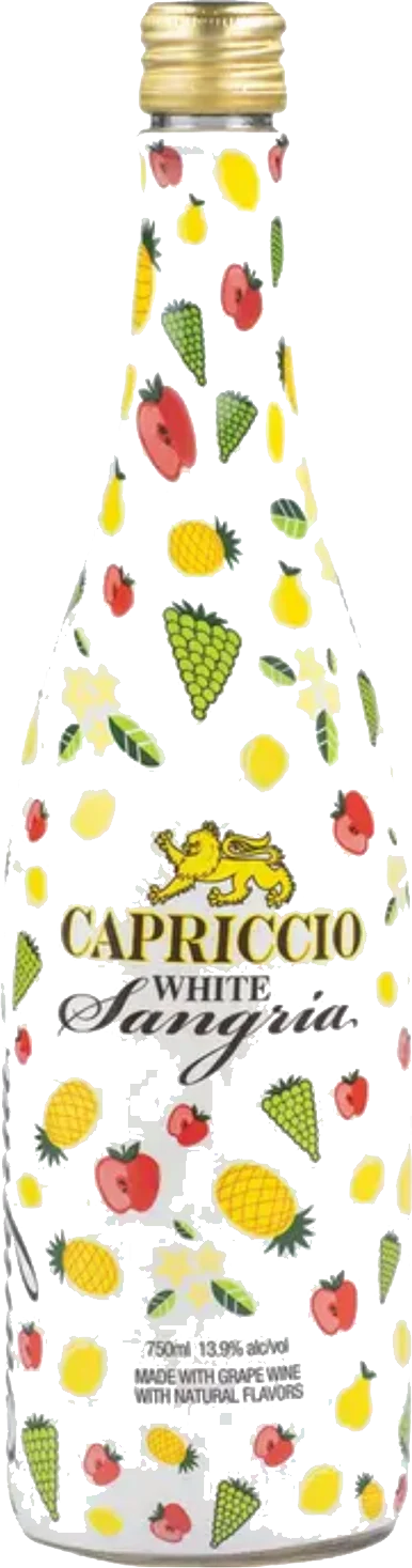 Capriccio Bubbly Sangria White bottle