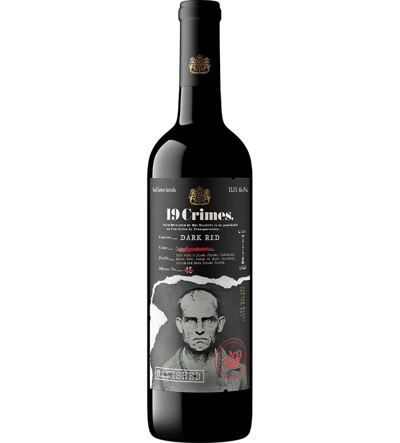 19 Crimes The Banished Red bottle