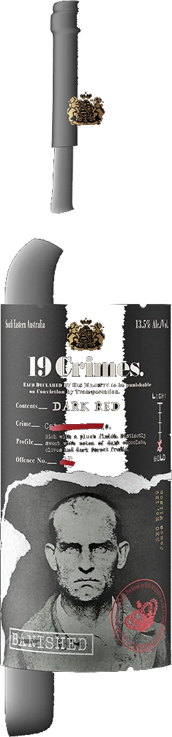 19 Crimes The Banished Red bottle
