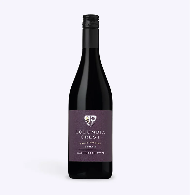 Columbia Crest Syrah bottle
