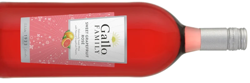 Gallo Sweet Grapefruit Rose 750 Ml front bottle