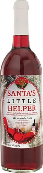 Valenzano Winery Santas Little Helper bottle