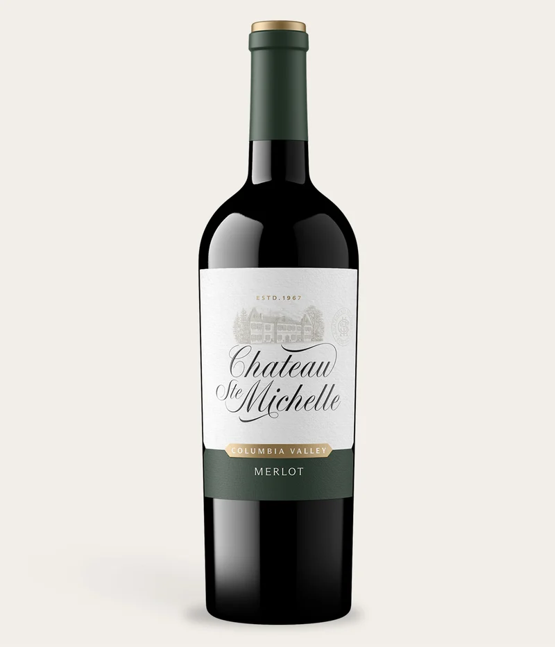 Chateau St Michelle Merlot 750 Ml front bottle