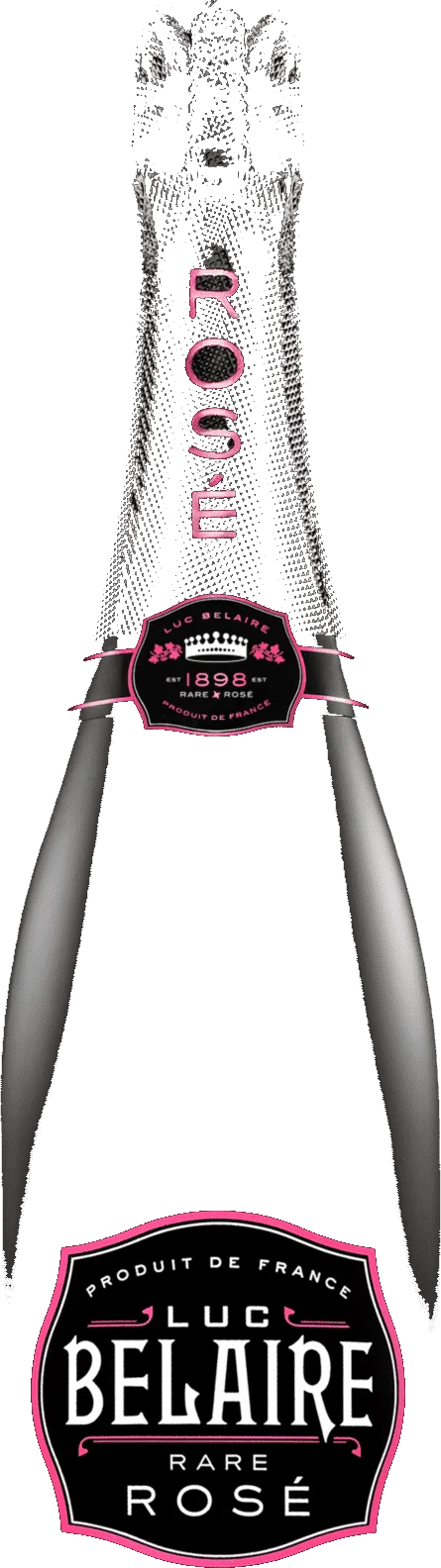 Luc Belaire Rare Rose Sparkling Rosé Blend bottle