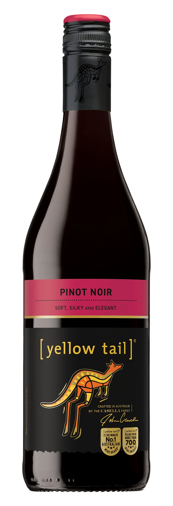 Yellow Tail Pinot Noir 750 Ml front bottle