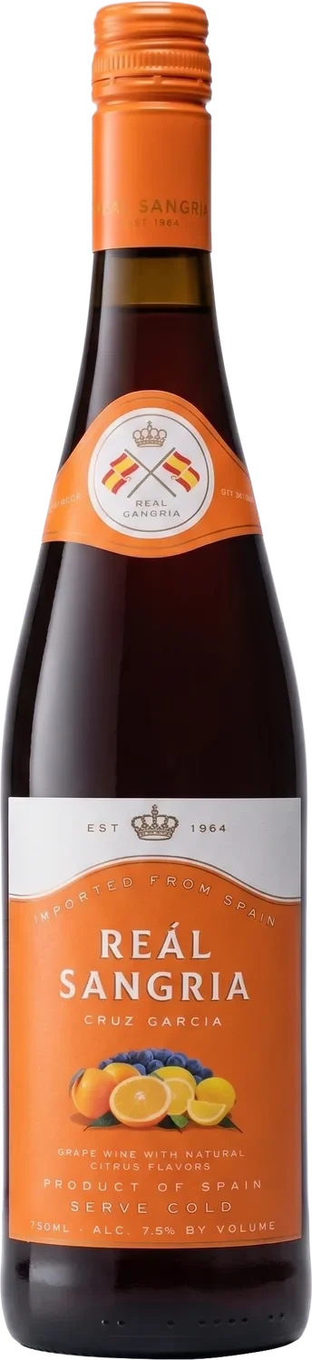 Real Sangria Red 750 Ml front bottle
