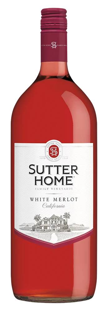 Sutter Home White Merlot 750 Ml front bottle