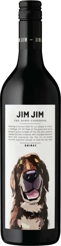 Hugh Hamilton Wines Jim Jim Shiraz bottle