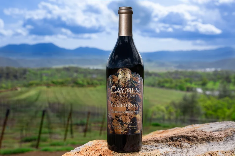 Caymus Vineyards Cali Cabernet Sauvignon bottle