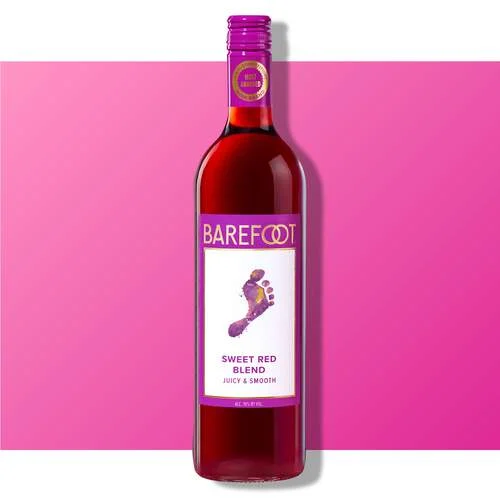 Barefoot Sweet Red 750 Ml front bottle
