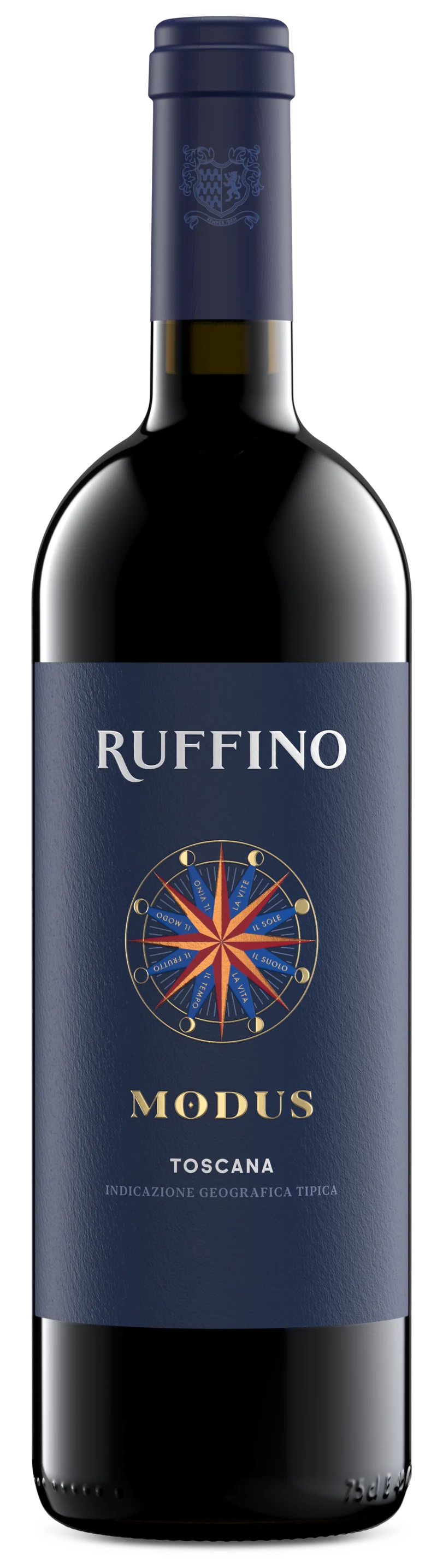 Ruffino Modus Sangiovese/Cabernet Sauvignon/Merlot/Petit Verdot blend bottle