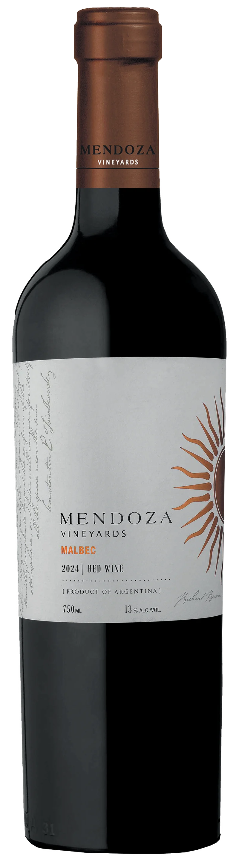 Mendoza Malbec 750 Ml front bottle