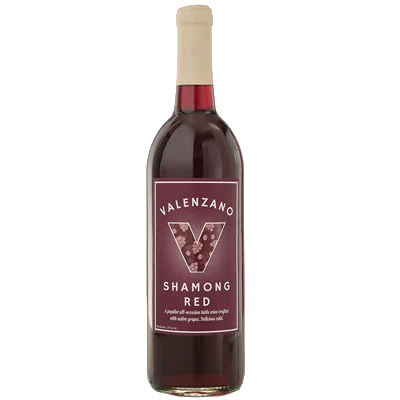 Valenzano Winery Shamong Red Concord bottle