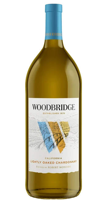 Woodbridge Light Chardonnay 750 Ml front bottle