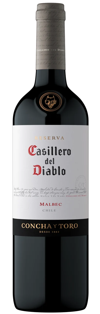 Concha y Toro / Casillero del Diablo De Diablo Malbec bottle