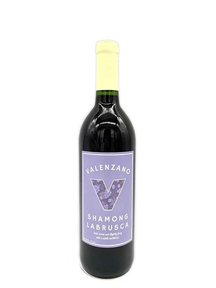 Valenzano Winery Shamong Labrusca Fredonia bottle