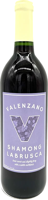 Valenzano Winery Shamong Labrusca Fredonia bottle