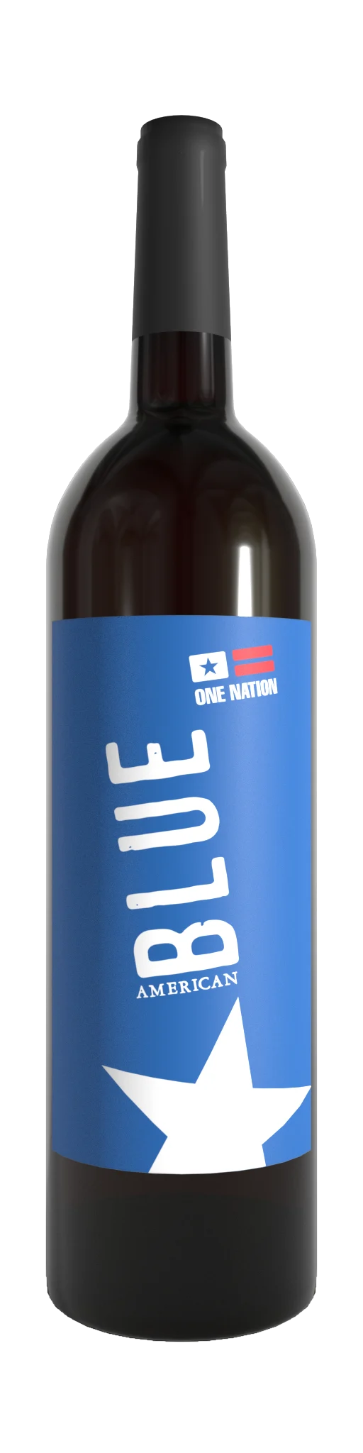 Villari Vineyards One Nation Blue Apple-blueberry fruit wine bottle