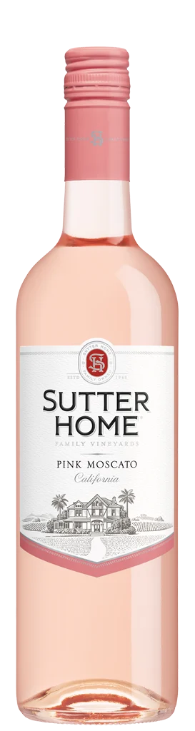 Sutter Home Family Vineyards Pink Moscato bottle