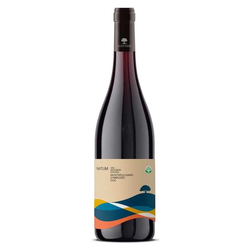 Cantine Agriverde Nattum Organic Montepulciano bottle